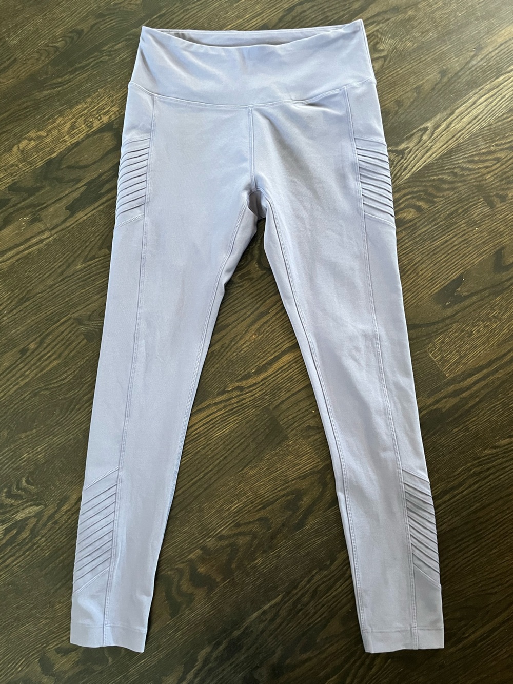 MPG Light Periwinkle High-Waist Stretch Moto Athletic Leggings Size M